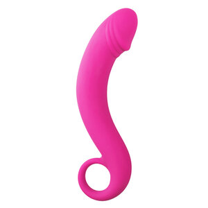 Siliconen prostaat dildo - roze