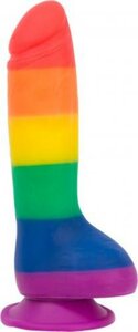 Addiction - Justin Rainbow Siliconen Dildo - 19 cm