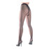 Zwarte Panty met Open Kruis_