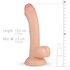 Vince Realistische Dildo Met Balzak  - 19,5 cm_