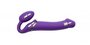 Strap On Me - Strapless Vibrerende Voorbind Dildo - Maat M - Paars_