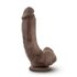 Dr. Skin - Mr. Mayor Dildo Met Zuignap 21 cm - Chocolate_