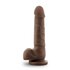 Dr. Skin - Realistische Dildo Met Zuignap 20 cm - Chocolate_