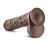 Dr. Skin - Mr. Savage Dildo Met Zuignap 29 cm - Chocolate_