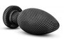 Spark - Siliconen Anaal Plug Carbon Fiber - Large_