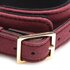 6-delige BDSM Suede Boeienset Met Collar En Riem - Bordeaux_