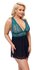 Babydoll Petrol - Zwart & Groenblauw_