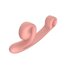 Snail Vibe Curve Duo Vibrator - Peachy Pink_